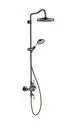 AXOR-HG-AXOR-Montreux-Showerpipe-mit-Thermostat-und-Kopfbrause-240-1jet-Polished-Black-Chrome-16572330 gallery number 1